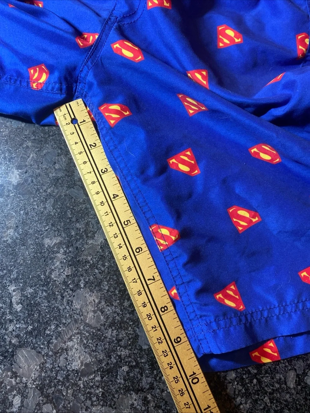 Hanna Andersson Superman Boys Swim Trunks Size 140 US 10